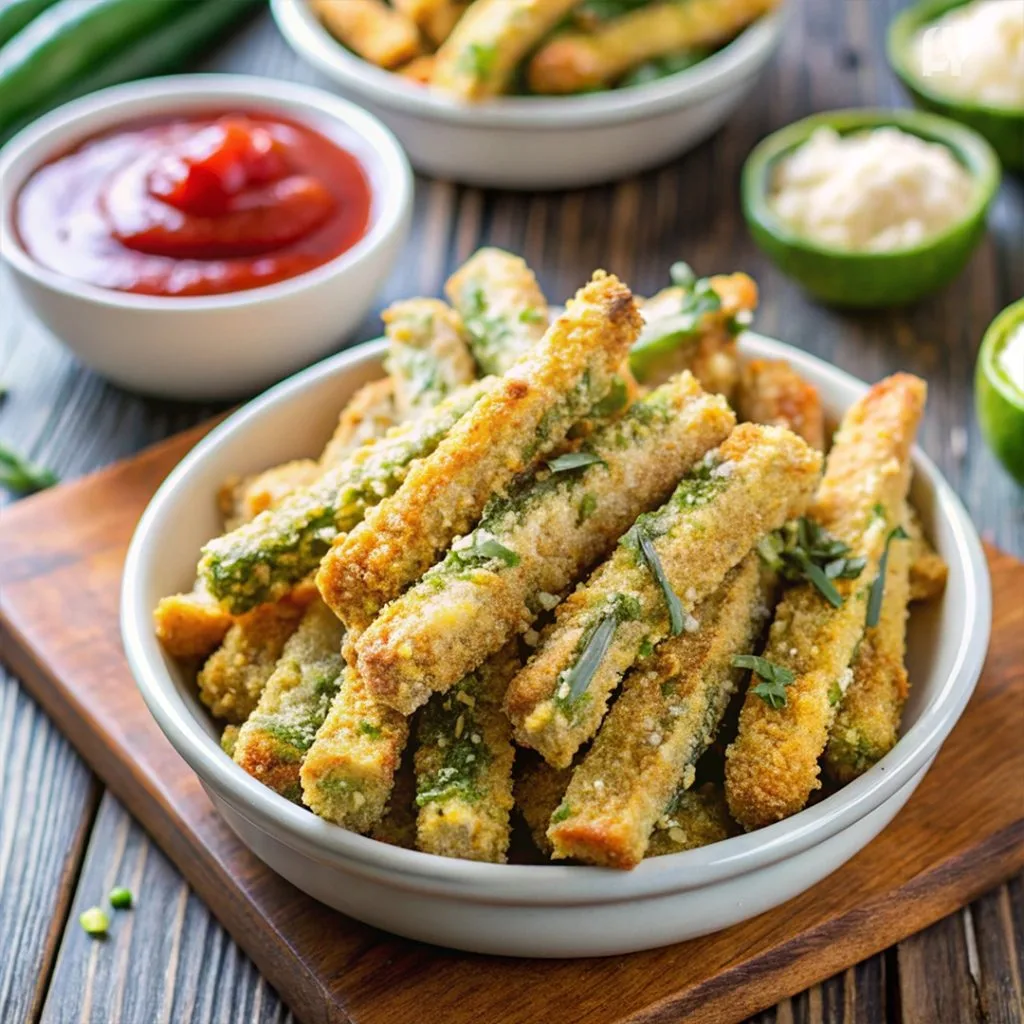 Vegetable Side Dishes - Crispy Oven-Baked Zucchini Fries
