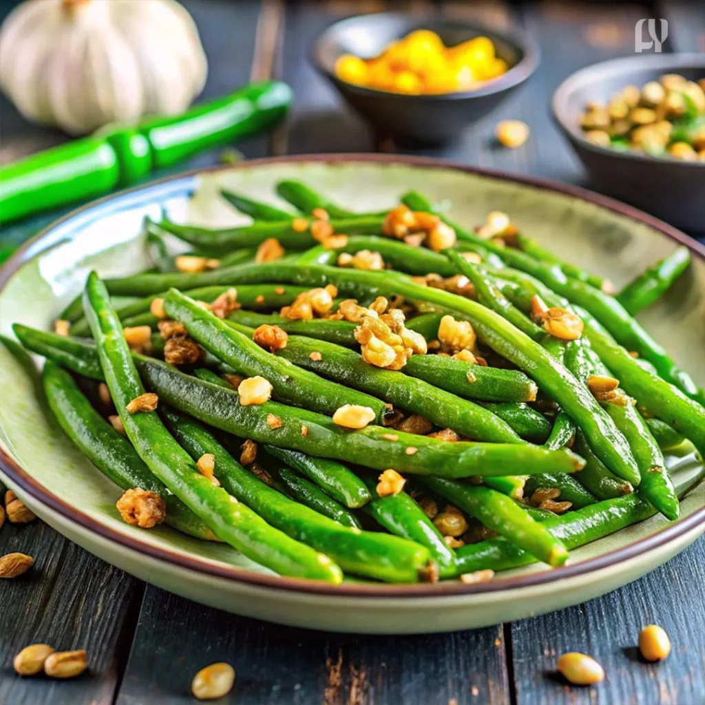 Vegetable Side Dishes - Sautéed Garlic Green Beans