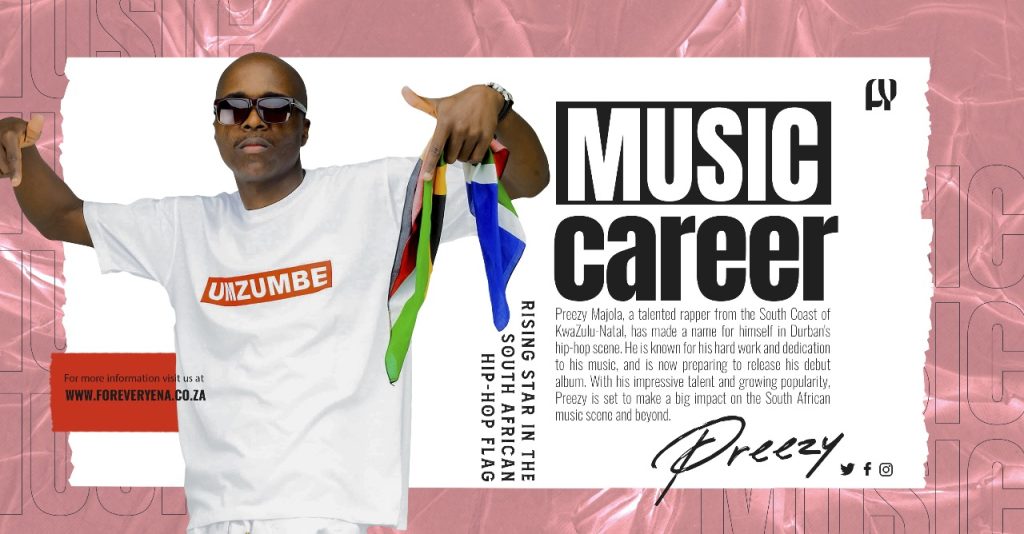 Preezy Majola: The Rising Star of South African Hip-Hop Flag
